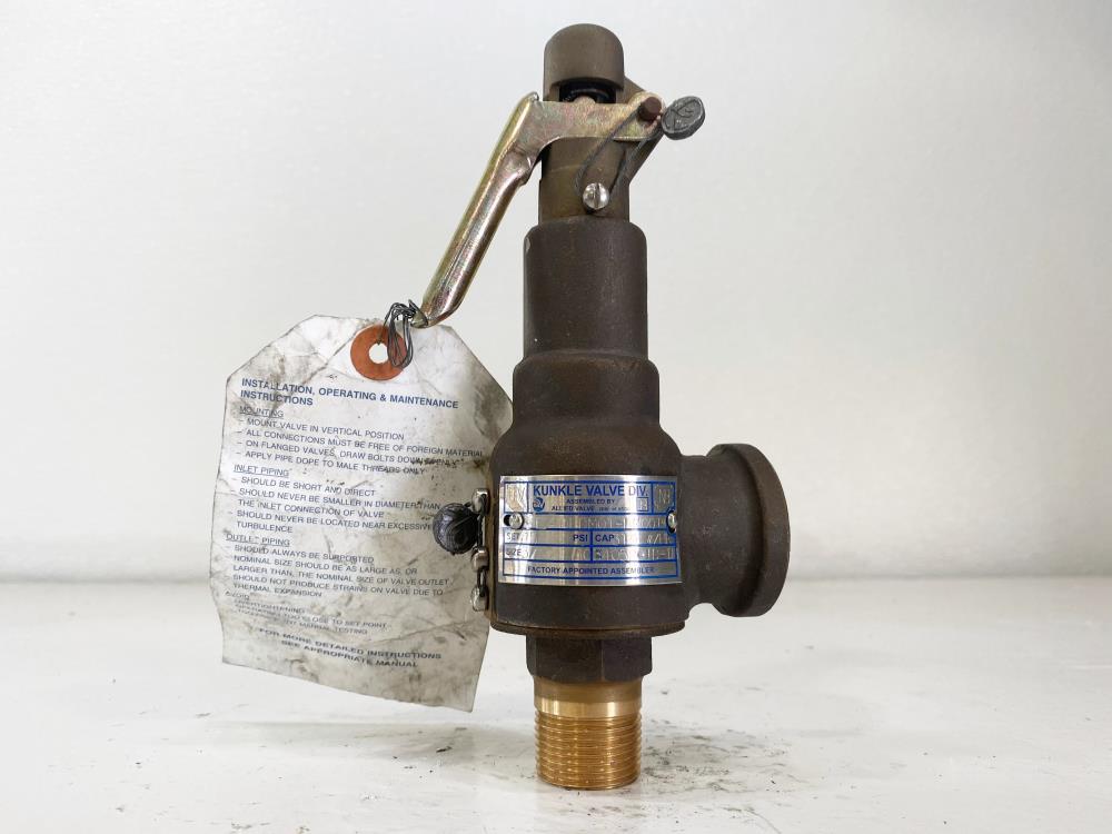 Kunkle 3/4" x 1" NPT Bronze Relief Valve 6010FDM01-LM0015